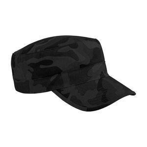 Beechfield Camo Army Cap / Midnight